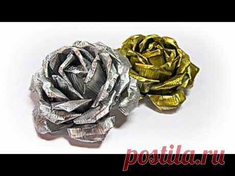 Aluminum roses. Rosas de aluminio. - YouTube
