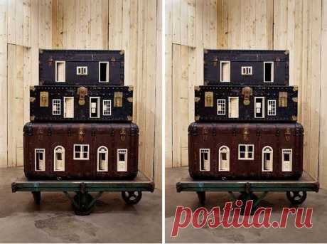 furniture repurposed to a doll house - Google Search