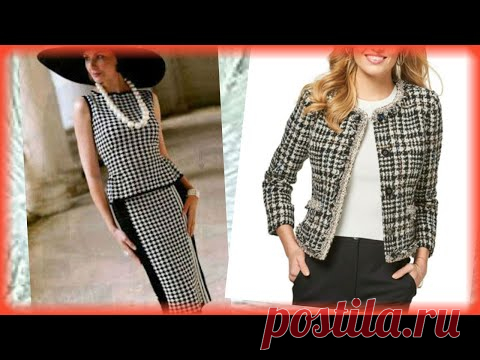 Новый #проект в новой технике Платье и жакет #Шанель #Спицы+#крючок Начало