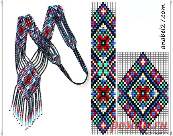 Схемы герданов для бисерного ткачества

#бижутерия #украшения #герданы @vrukodelii