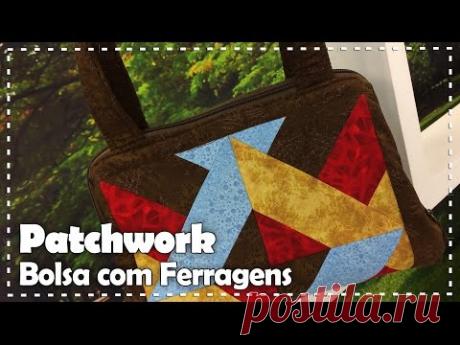BOLSA COM FERRAGEM EM PATCHWORK com Kátia Martinelli - Programa Arte Brasil - 05/08/2016