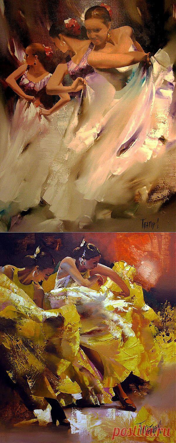 Ливень эмоций по отношению к окружающему миру.... Художник Сергей Борисович Потапов.