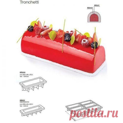 Форма кондитерская Pavoni 250*85*70 мм, силикон, 25*8,5 см, h 7 см, Италия 81230153 KE012FP: купить в RestInternational.ru