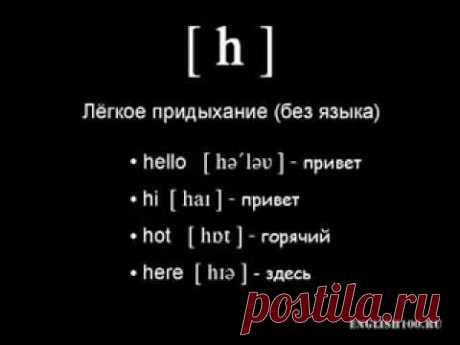 Транскрипция и звуки в английском языке (фонетика)