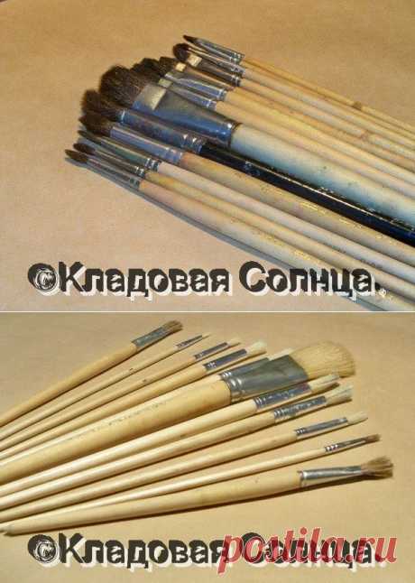 Какие бывают художественные кисти