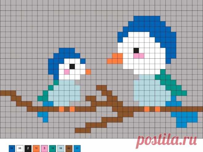 Cuentas de pájaro Perler (¡más de 40 patrones gratuitos!) - DIY Candy