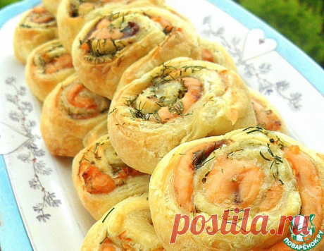 Закусочные рулетики из рыбы – кулинарный рецепт