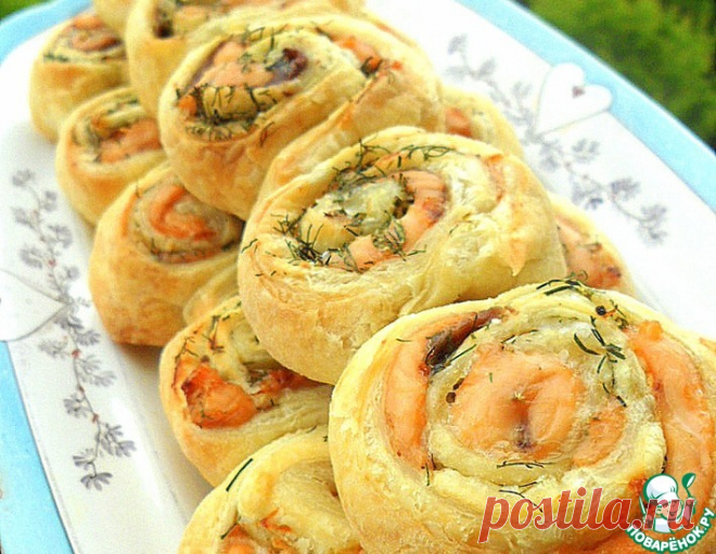 Закусочные рулетики из рыбы – кулинарный рецепт
