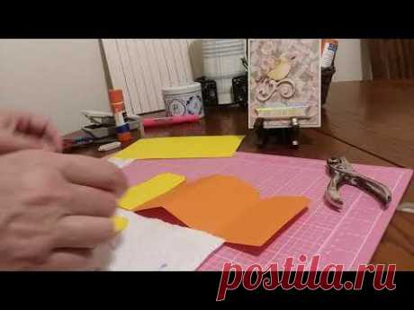 МК для новичков.. Открытка "К 8 Марта "