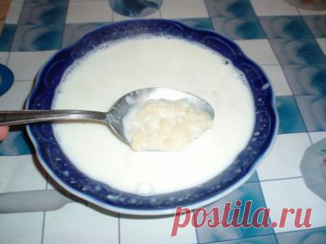 Затирка в молоке. | Домашняя еда
