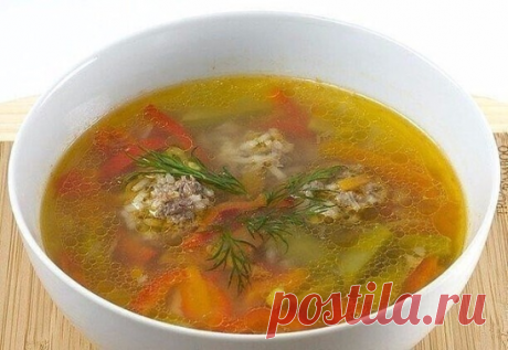 Суп с фрикадельками