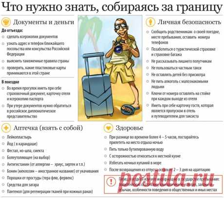 Что нужно знать собираясь за границу