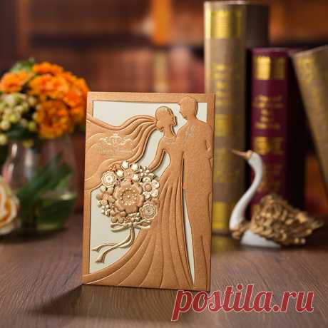 50 шт. красная Золотая лазерная резка, для свадьбы Пригласительные открытки жениха и невесты поздравительные открытки конверты, изготовленные по индивидуальному заказу Свадебные украшения-in Открытки и приглашения from Дом и сад on Aliexpress.com | Alibaba Group