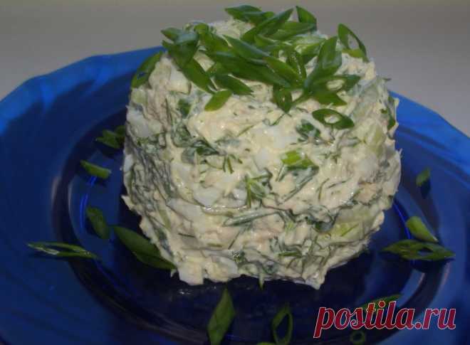 Салат из куриного филе со свежим огурцом и зеленым луком: рецепт с пошаговым фото - Летние салаты от 1001 ЕДА