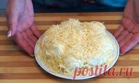 Сытный и вкусный салат с необычным названием «СУГРОБЫ»