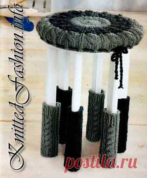 Чехлы на табурет - KnittedFashion.info - Модное Вязание