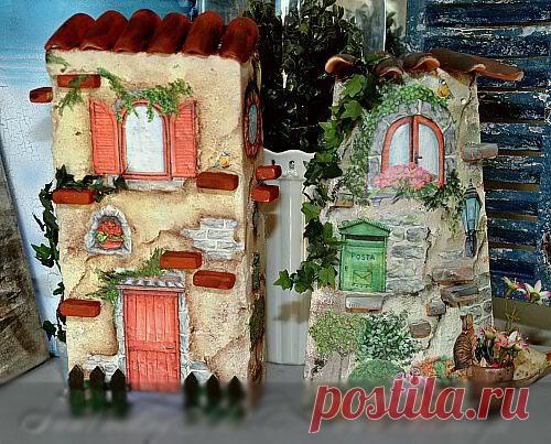 Декупаж на кирпиче? Бывает и такой! - Ярмарка Мастеров - ручная работа, handmade