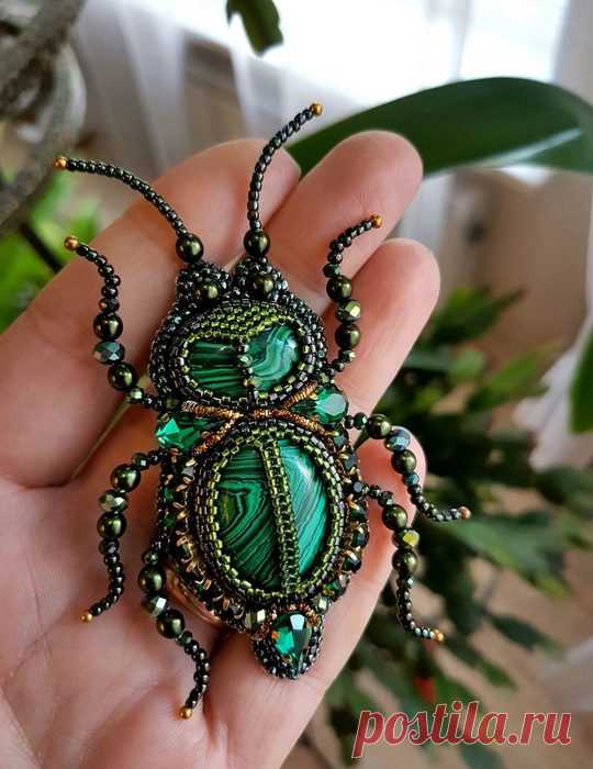 B ead embroidered bugs & beetles | Beads Magic