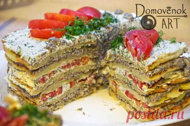 Вкусный кабачковый торт. Пошаговый рецепт с фото | Домовёнок-Арт