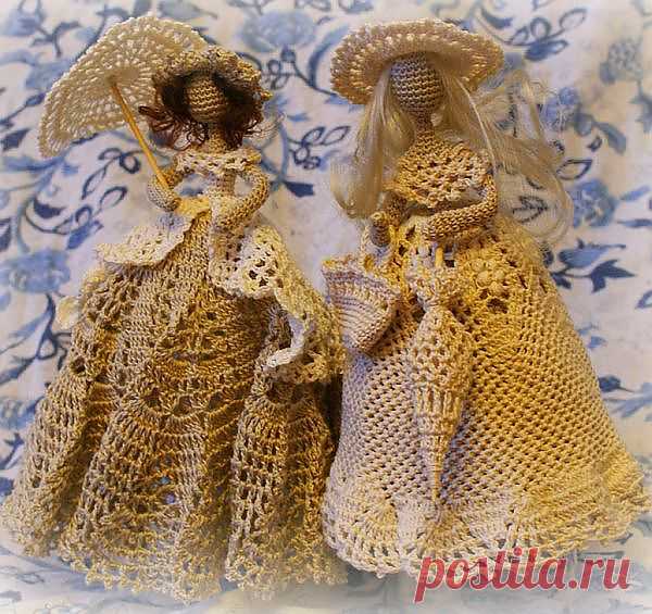 Свадебный интернет магазин - В Плену Идей: Вязаные куколки леди