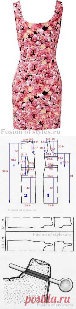Летнее платье из трикотажа | Fusion of Styles