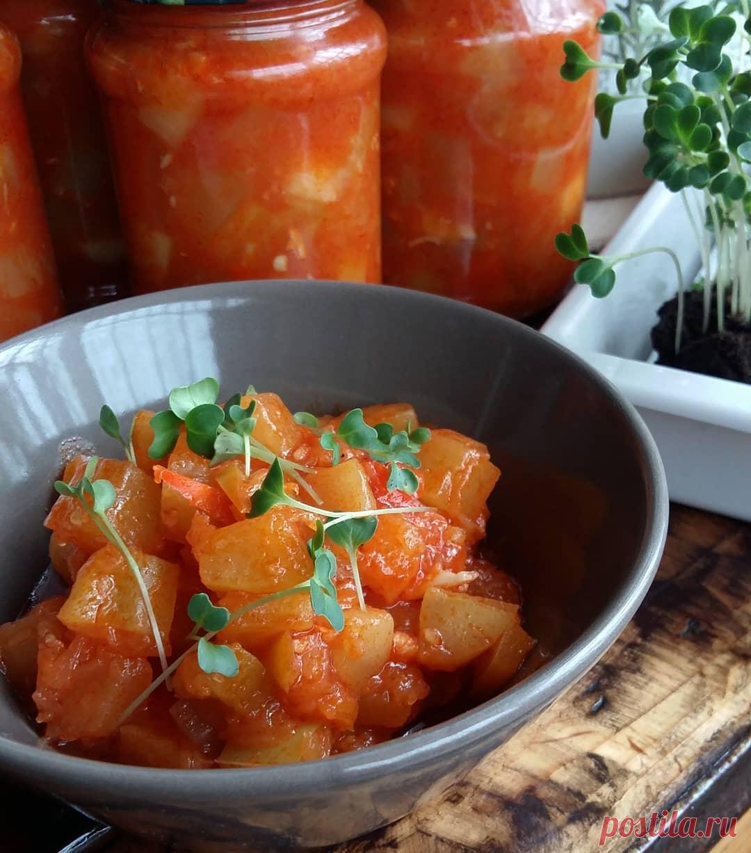 кабачки с болгарским перцем на зиму