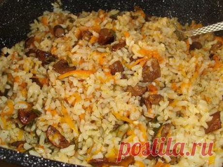 Плов с грибами и овощами, это очень вкусно | Рецепты моей мамы