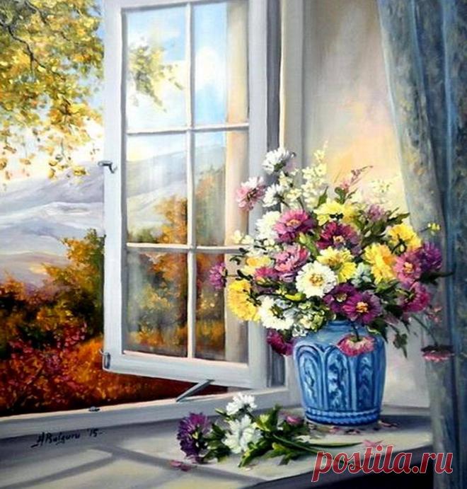 Букет на фоне осени от Anca Bulgaru