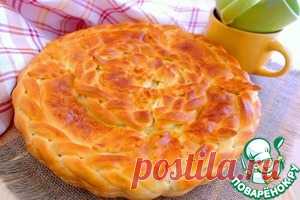 Пирог с молодой капустой и сметаной - кулинарный рецепт