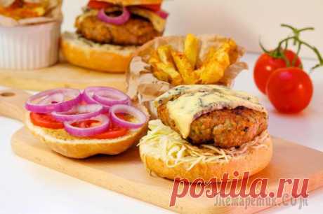 Cheeseburger с яблоком - перекусываем на пикнике или дома.