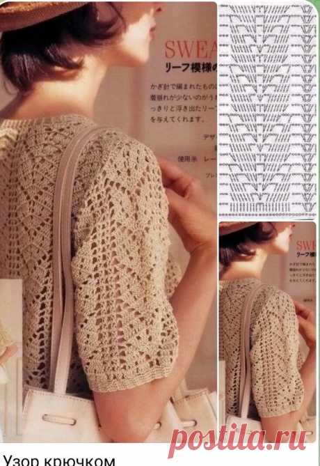 Не просто свитер, а воздушный шедевр: секреты вязания крючком. | Жанна Рыбкина | Дзен