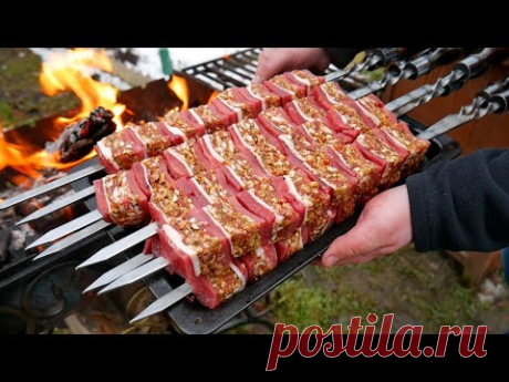 ШАШЛЫК ХИТ 2021. Новый ШАШЛЫК - 2 в 1. Рецепт от Тихона. ENG SUB