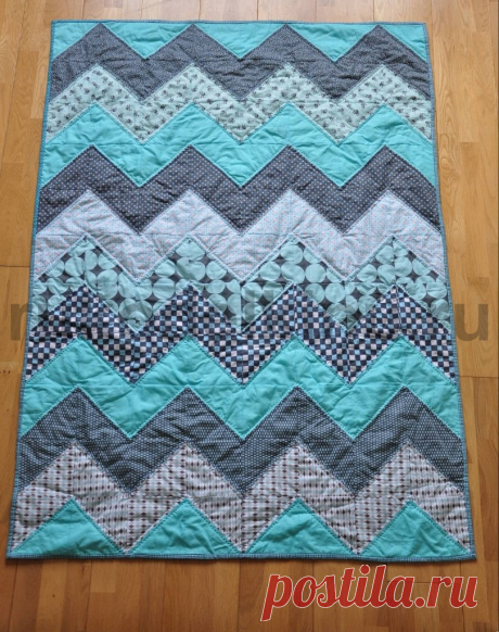 Красивое одеяло в технике квилтинг. Лоскутное шитье своими руками.