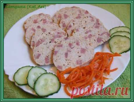 Колбаса куриная с ветчиной