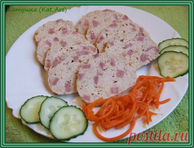 Колбаса куриная с ветчиной