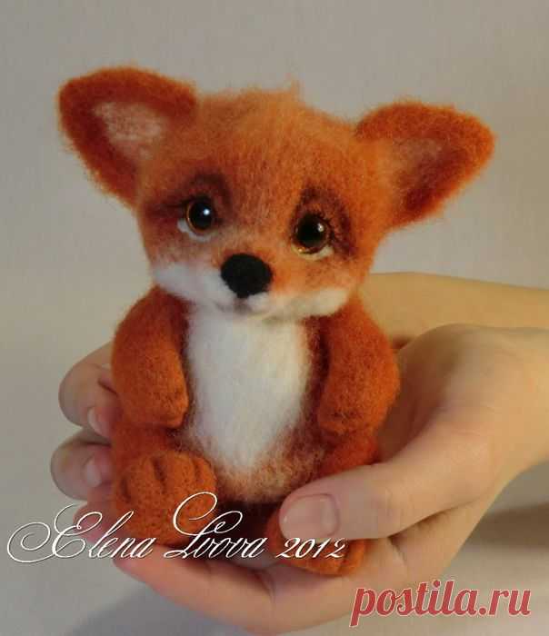 Мастер - класс по валянию Лисенка от Елены Львовой.