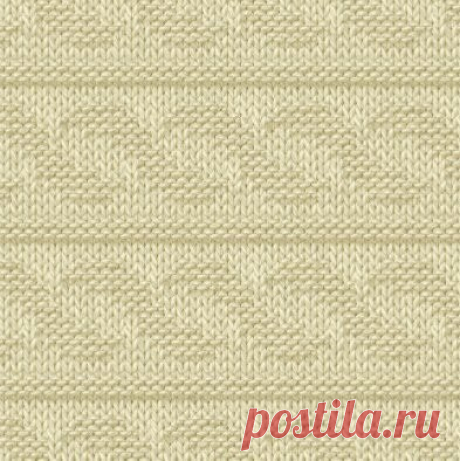 Теневые узоры вязания спицами