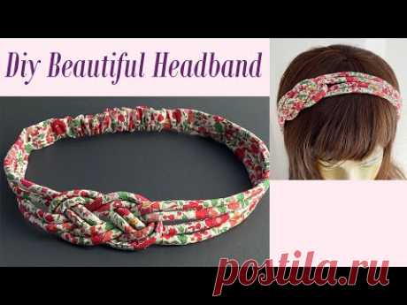 💖Unique Plait Fabric Infinity Knotted Hairband | DIY Wide Elastic Chunky Braided Turban Headband