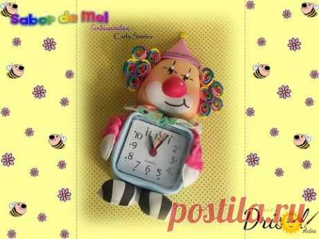 Relógio Palhacinha - Profª Carla Simões
