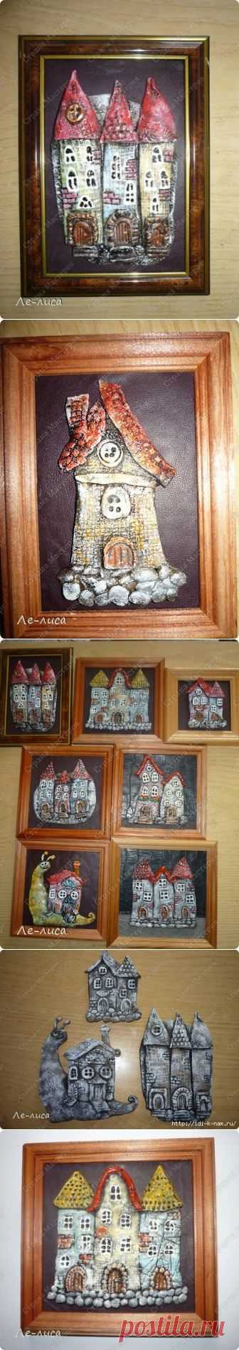 коллажики из соленого теста