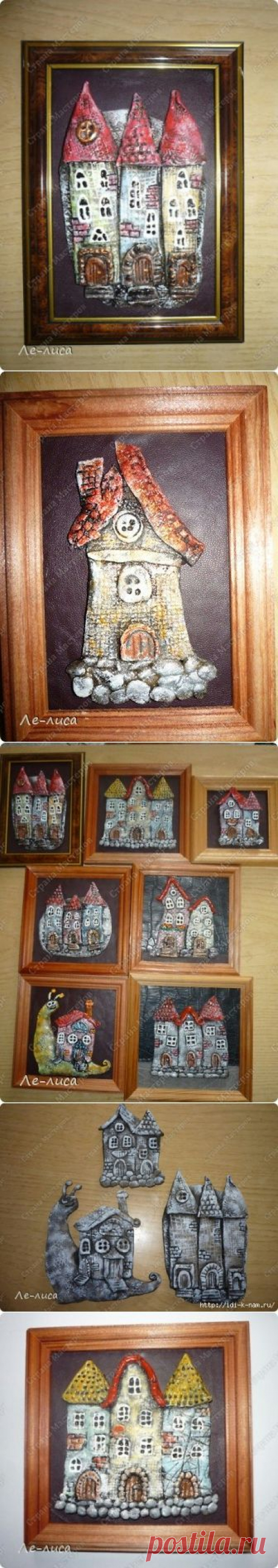 коллажики из соленого теста