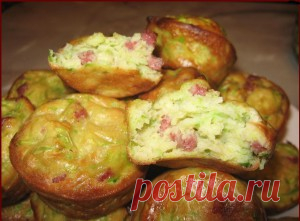 Кабачковые кексы
