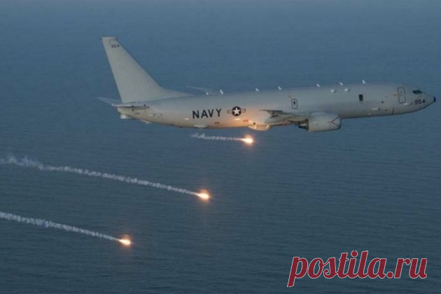 Американский военный самолёт 