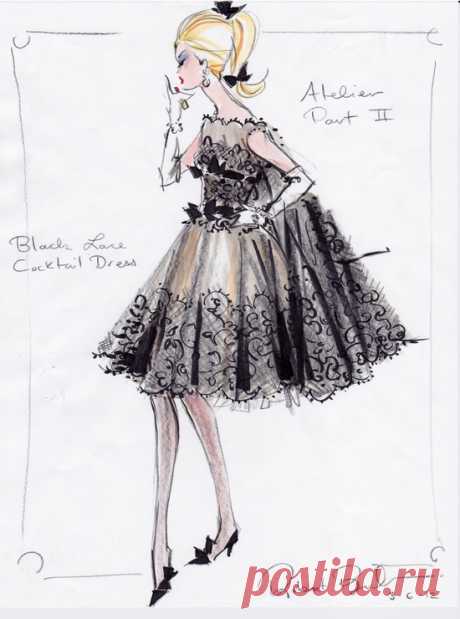 fashion sketches dior discovered by ♔Jennifer♔