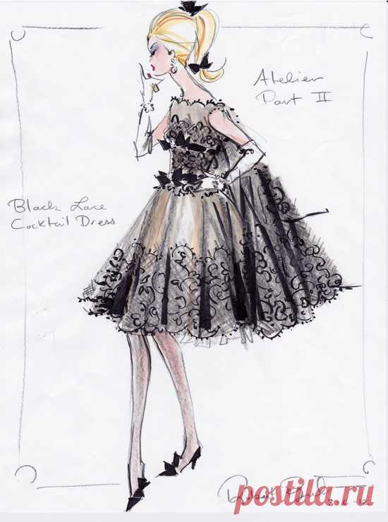 fashion sketches dior discovered by ♔Jennifer♔