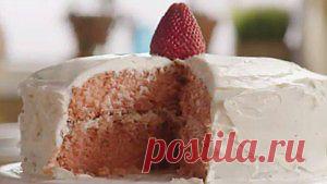 Клубничный торт с творожным кремом | Клуб женщин