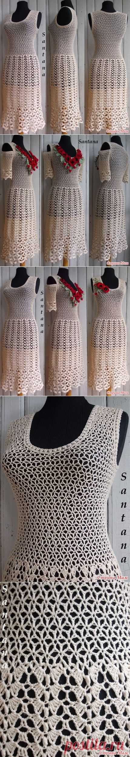 Irish crochet &: Платье "Маки" (много фото)