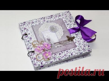 Альбом в технике скрапбукинг. Мастер-класс для начинающих