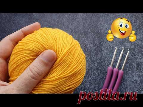 ЗАБЫТЫЙ УЗОР КРЮЧКОМ из старого журнала! Гениально и просто! Вязание крючком для начинающих!