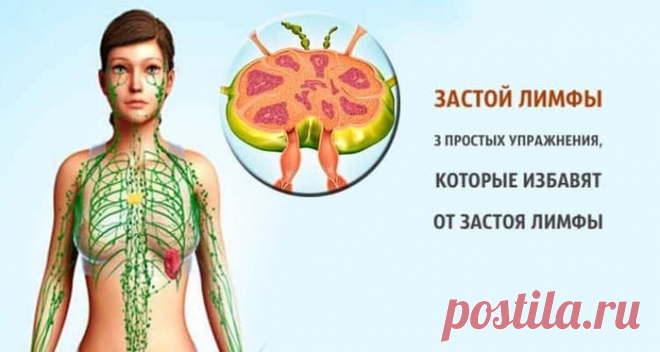 Три простых упражнения для разгона лимфы